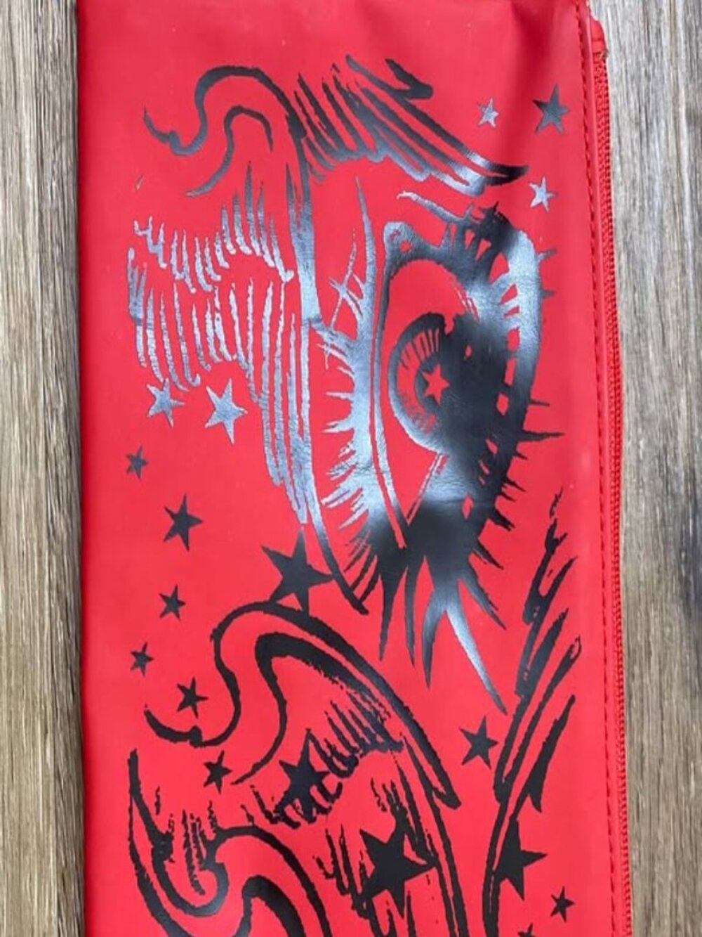 Kat Von D Angel Eyes Superstar Cosmetic Gothic Makeup Pouch